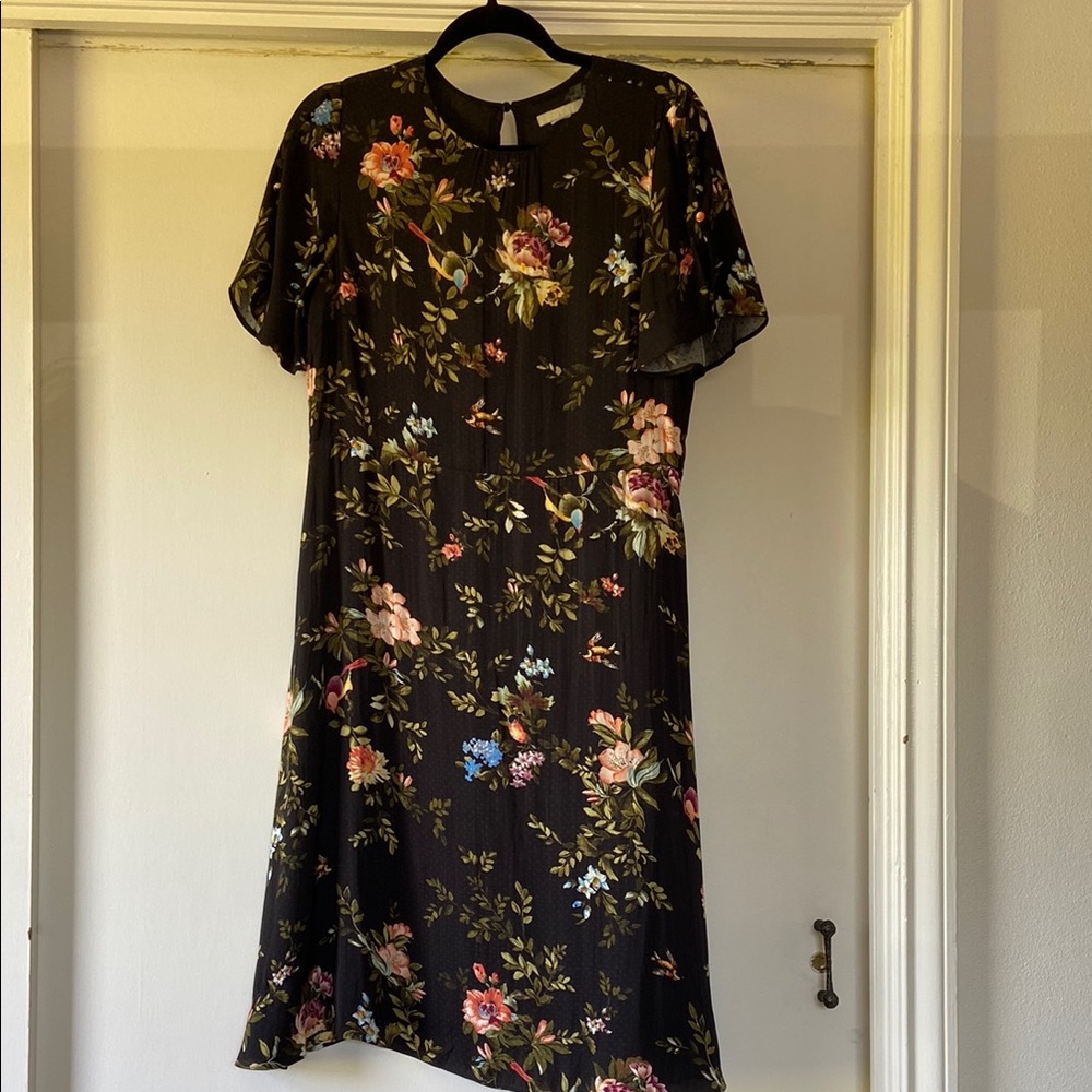 H&M Floral Black Dress
